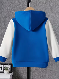 Boys' Casual Baseball Uniform Jacket Coat Autumn/Winter High School 100% Cotton Canvas Youngsters' Winter Outfit Classic Korean - Product Image 3