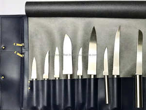 Portacuchillos de Chef de Cuero Genuino Hecho a Mano, de Lujo, Resistente, a Prueba de Olores, Portátil, Bolsa de Herramientas de Cocina Profesional LSKR-0017 - Product Image 3