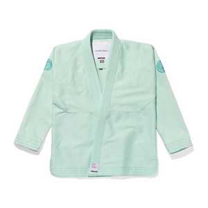 Kimono de BJJ Verde Menta Unisex para Adultos, Corte Regular, 100% Algodón, Transpirable, Ropa de Artes Marciales - Product Image 4