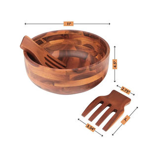 Bol en bois pour barbier, outil de rasage, bol à savon de rasage - Product Image 2