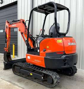 Miniexcavadora KUBOTA KX033-4 de 23.2 HP con ROPS Abierto, Diésel, Aprobación EPA y CE, Motor Hidráulico Auxiliar, Bomba, Caja de Cambios y PLC. - Product Image 6