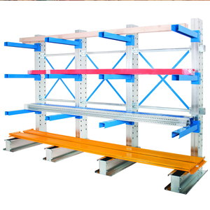 Sistemas de estantería de almacén en voladizo de acero de alta resistencia Estantes duraderos para sistemas de estantería de almacenamiento de materiales de gran tamaño - Product Image 1