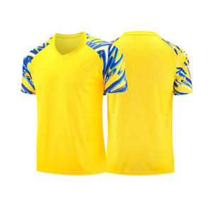 Camiseta Deportiva para Hombre, 100% Poliéster Interlock, Secado Rápido, para Fútbol, Sublimación, Manga Raglán, Logotipo Personalizado, OEM - Product Image 3
