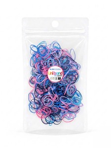 Bandas para el Cabello Unibond TPU Cooltone Mix, Bandas Elásticas de Goma Hechas en Corea, Estilo Simple, Unisex, Uso Diario, Empaquetado en Bolsa OPP - Product Image 1