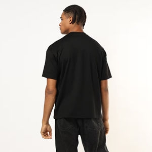 <b>Mens</b> Color Block Cargo Pocket T-<b>Shirt</b> Short Sleeve Black Grey Patchwork Utility Crew Neck Cotton Top Custom Logo OEM ODM - Product Image 5