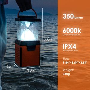 Multi-Device Salt Water Powered <b>Camping</b> Lantern Fisherman's Chargeable Light - Product Image 6