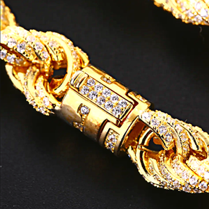 Bracelet Iced Jewelz Iced 3mm Miami Cuban Chain avec Moissanite taille brillant qualité D VVS en Argent Sterling 925, style Hip Hop, unisexe, cadeau - Product Image 3