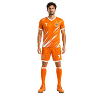 Uniforme de Fútbol Personalizado de Alta Calidad para Clubes y Escuelas, Conjunto de Camiseta de Fútbol Resistente con Diseño Sublimado, Manga Corta, para Entrenamiento, 100%