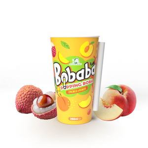 Madame Hong Popping Boba Tea dans une tasse en PP avec paille-Bubble Tea les plus vendus - Product Image 3