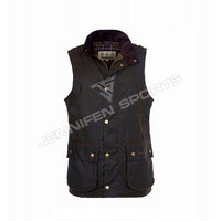 Gilet de chasse sportif d'extérieur 2026 – Nouveauté très prisée pour homme, respirant, grande taille, coupe-vent, fermeture éclair, en toile de coton ciré 100 %