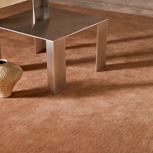 Solid Burnt <b>Orange</b> Area Rug Soft Plush Hand Tufted Woolen Area Carpet for Living Room Bedroom Minimalist Home Decor Luxury Style - Product Image 5