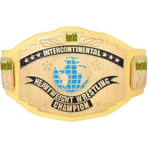 Ceinture de championnat personnalisée professionnelle pour la lutte, la boxe, le MMA, en cuir de qualité supérieure, plaques métalliques dorées, logo OEM - Product Image 2