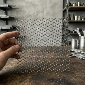 Malla Metálica Perforada Galvanizada de Grado Industrial para Cercas Perimetrales de Seguridad Reforzadas IRAJ - Product Image 1