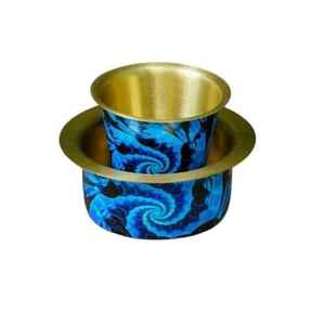 Ensemble de Dabara en laiton vintage portable et réutilisable, panier filtrant manuel pour café et thé, accessoires de cuisine - Product Image 2