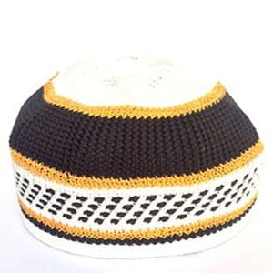 Plain <b>Islamic</b> Kufi Cap for Men Soft Stretchable Prayer Hat Wholesale Bulk Supply - Product Image 4