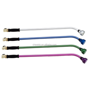 Longue baguette de douche en métal avec connecteur d'arrêt - Product Image 1