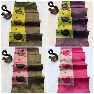 Colección de Sarees de Diseño Banarasi para Mujer, de Lujo, con Bordado Zari, Tradicionales Indios, para Bodas y Fiestas, Verano e Invierno, Antiarrugas - Product Image 6