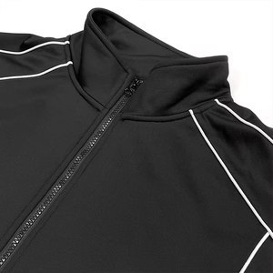 Custom Solid Streetwear Sweatsuit with Embroidery <b>Zip</b>-<b>Up</b> <b>Jacket</b> & Jogger Pants Breathable Lightweight Windbreaker for Men - Product Image 5