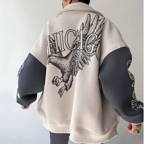 Chaqueta de Béisbol Varsity de Alta Calidad para Hombre y Mujer, Estilo Letterman, Holgada, de Piel de Oveja y Algodón, Resistente al Viento - Product Image 4