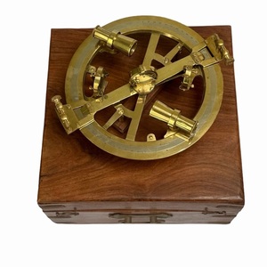 Antique Style <b>Nautical</b> Sextant Brass <b>Decor</b> Piece for Ship Enthusiasts Maritime Collectors Home Office and Study Display - Product Image 1