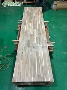 แผงไม้อะคาเซียที่ทันสมัยสำหรับโต๊ะเครื่องแป้งท็อปและเคาน์เตอร์ - Product Image 2