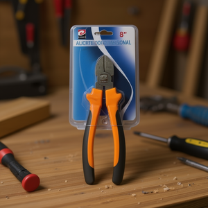 Cuchillo Multiusos de 8 Pulgadas con Mango de Plástico y Cortador de Alambre, Alicates Duraderos para Uso Multipropósito - Product Image 3