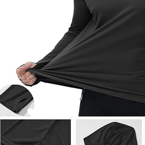Vêtements de sport de haute qualité, sweat à capuche imperméable à manches longues pour la pêche en plein air, UPF 50+, séchage rapide, respirant - Product Image 6