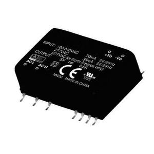 Module d'alimentation SMD encapsulé 3W 12V 0,25A, température de fonctionnement étendue. -30~85 ℃   Classe II d'isolation à cadre ouvert - Product Image 1