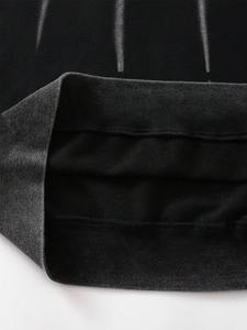 เสื้อฮู้ดดี้ทรงบ็อกซี่โอเวอร์ไซส์สำหรับผู้ชาย สไตล์สตรีทแวร์ลำลอง เหมาะสำหรับออกกำลังกาย ผลิตจากผ้าฝ้ายพรีเมียมเนื้อหนา ทรงหลวมไหล่ตก สวมใส่สบาย - Product Image 5