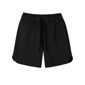 Shorts Bermuda en coton uni pour homme avec cordon de serrage à la taille et poches, style décontracté - Product Image 4