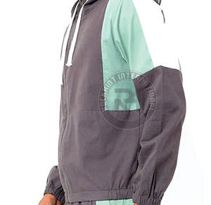 ชุดวอร์มผ้าโพลีเอสเตอร์ผสมคอตตอน ใส่สบาย ระบายอากาศได้ดี เหมาะสำหรับกิจกรรมกีฬาและสวมใส่ลำลอง - Product Image 3