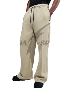 Pantalon de jogging sport unisexe léger et respirant en toile, style ample, élastique, décontracté, personnalisé, qualité supérieure 2026 - OEM - Product Image 1