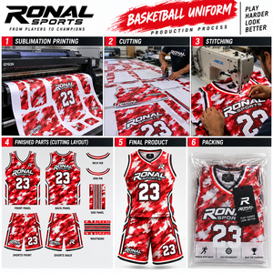 Uniforme de Baloncesto Reversible Sublimado para Adultos, Talla Grande, Personalizado, Ropa Deportiva de Verano, Secado Rápido y Transpirable - Product Image 5