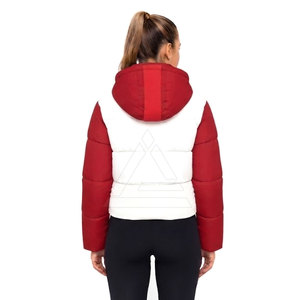 Fashionable Women <b>Cropped</b> <b>Puffer</b> <b>Jacket</b> With Premium Fabric Relaxed Fit Short For Cold Weather Casual And Outdoor Wear - Product Image 5