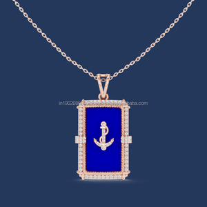 925สร้อยคอเงินสเตอร์ลิงสำหรับผู้หญิงดีไซน์ยอดนิยมรู้สึกถึงกระดูกไหปลาร้าโซ่อารมณ์คริสตัลเงินจี้เพชรเดี่ยว - Product Image 1