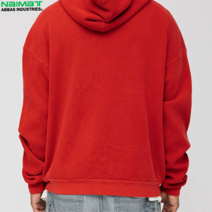 Cadet Collar Half <b>Fastener</b> Fleece <b>Zip</b> Up Hooded Jacket Men Easy Pull Over Top Casual Daily Relaxed Fit Wear - Product Image 5