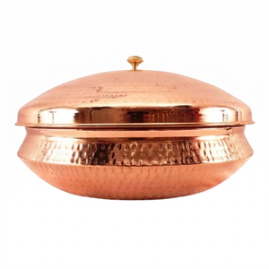 Traditional Handmade Tin Lined Copper <b>Pan</b> with Brass Handles Culinary Cookware <b>Set</b> for Home and Commercial Kitchens - Product Image 6