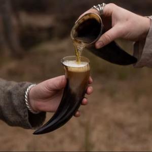 Verres à boire faits à la main en corne de buffle, gobelets à bière et à vin, qualité alimentaire, écologiques, taille personnalisée - Product Image 2