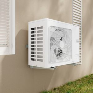 Supporto Universale a Parete per Condizionatori Senza Condotto da 6000-12000 BTU, in Alluminio e ABS per Mini Split - Product Image 1