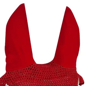 Velo antimoscas para caballos de malla y algodón de alta calidad con red para las orejas, opciones de logotipo y color personalizados - Product Image 3