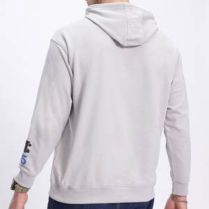 Sudadera con Capucha Deportiva Extra Grande para Hombre, Otoño, 100% Algodón Ecológico, 400 g/m², con Logotipo Personalizado - Product Image 4