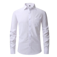 Chemises habillées pour hommes, vente directe d'usine, pour usage décontracté, manches longues, 100% coton, légères.