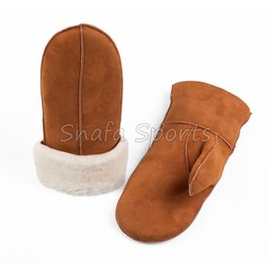 Mitaines de ski en cuir personnalisables avec logo, fournisseur direct d'usine 2026, mitaines chaudes d'hiver imperméables - Product Image 2