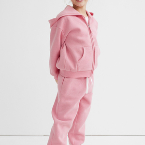 Sudadera con capucha de forro polar grueso para niños de invierno / Ropa de manga larga para niños de 3 a 8 años, sudadera con capucha con letras para niño, sudadera informal holgada con capucha para bebé niña - Product Image 2