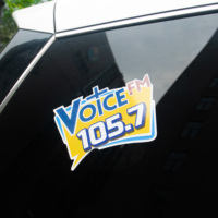 Pegatina de Vinilo PVC con Logotipo Personalizado, Troquelada, Impermeable, Autoadhesiva, para Parachoques de Coche