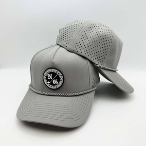 Custom Logo 6-Panel Baseball Cap Fashion Trucker Hat with 3D Embroidery Durable Fabric Sport Fitted Hat with Leaf <b>Letter</b> Pattern - Product Image 6