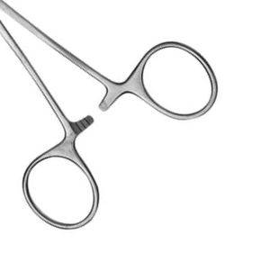 Pinces à moustiques Halstead droites dentelées 12 cm en acier inoxydable, instrument chirurgical hémostatique manuel réutilisable - Product Image 6