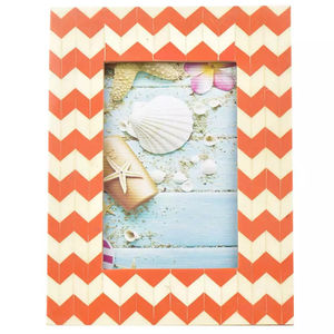 Customizable 4x6 <b>5x7</b> Wood <b>Frames</b> with Gold/Silver Trim OEM Available Bone Inlay <b>Picture</b> <b>Frames</b> - Product Image 5