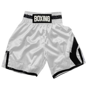 Pantalones Cortos de Boxeo Personalizados de Satén para Entrenamiento y Competición, Cintura Ancha Elástica con Ribete Lateral Metálico Premium - Product Image 3