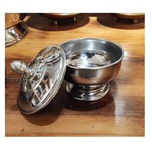 New Luxury Elegant Decorative Metal Bowls Cluster for Home Wedding <b>Tabletop</b> Dry Fruit Dates Snacks Serving Carton - Product Image 1